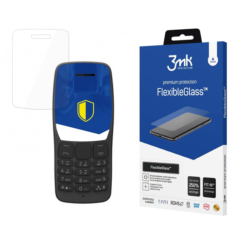3mk hybridní sklo FlexibleGlass pro Nokia 110