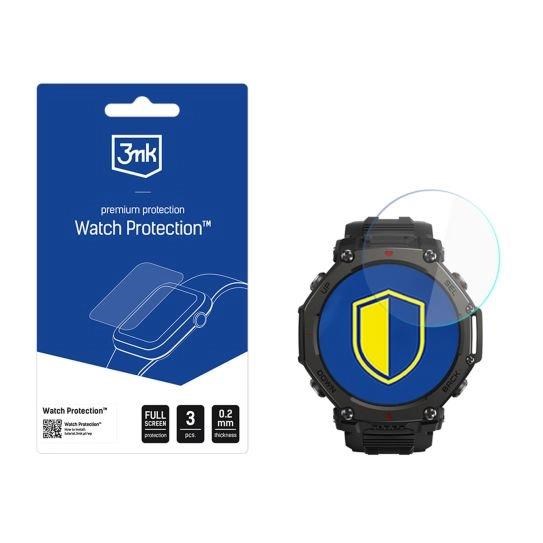 3mk hybridní sklo Watch Protection FlexibleGlass pro Amazfit T-Rex 3 Pro 48mm (3ks v balení)