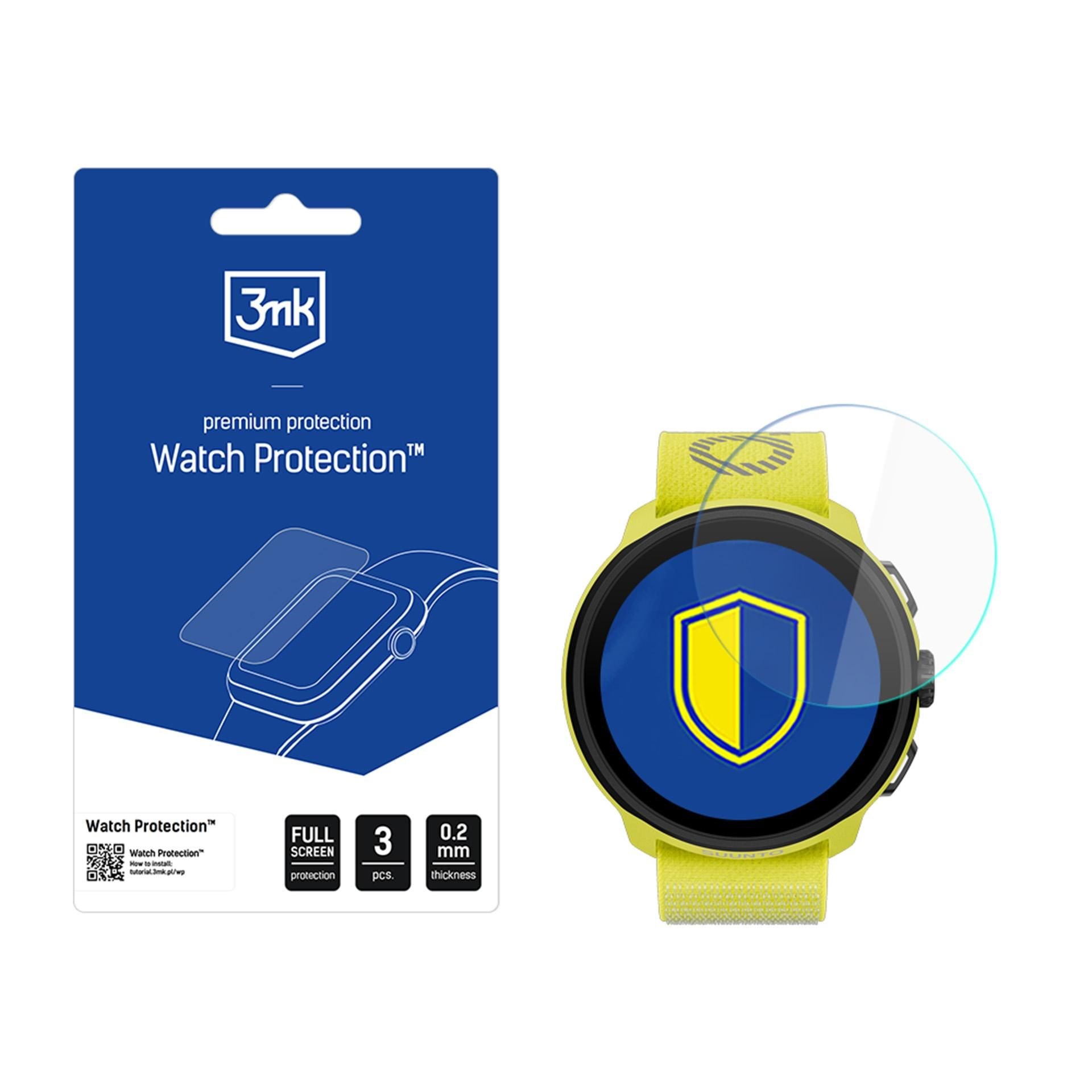 3mk hybridní sklo Watch Protection FlexibleGlass pro Suunto Run (3ks v balení)