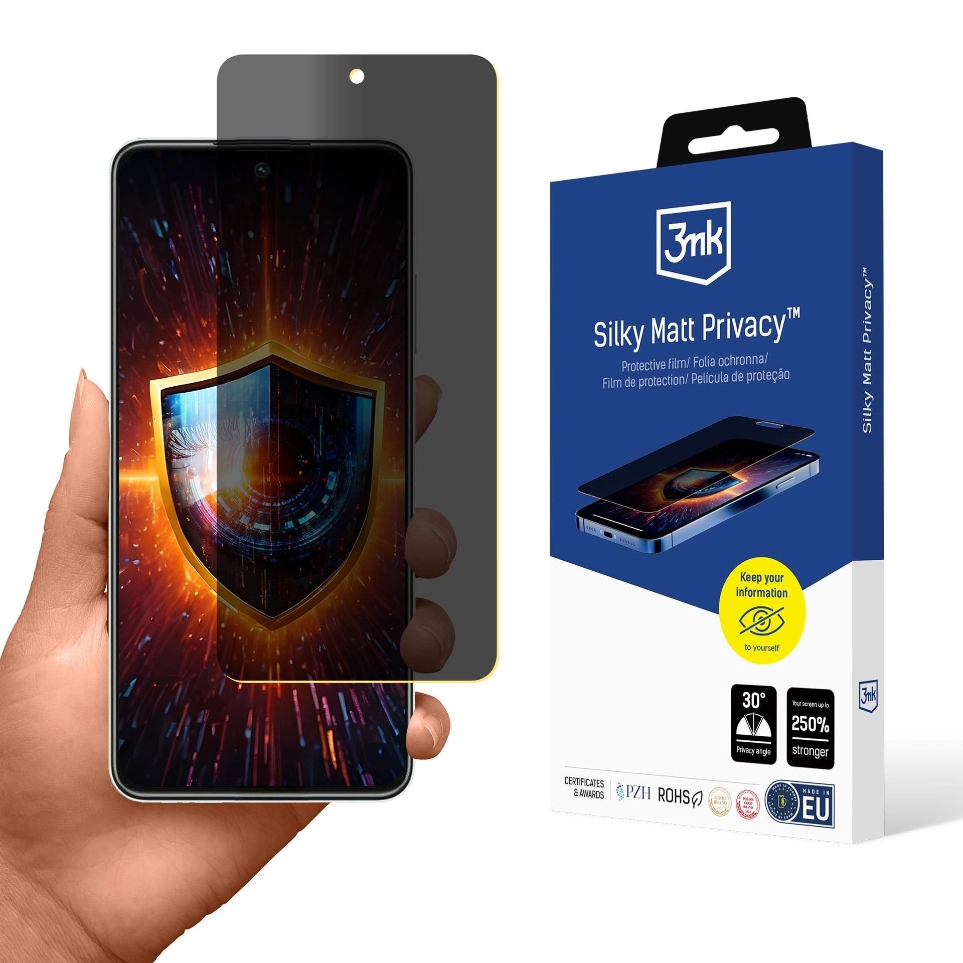 3mk ochranná folie Silky Matt Privacy pro Motorola Moto G56