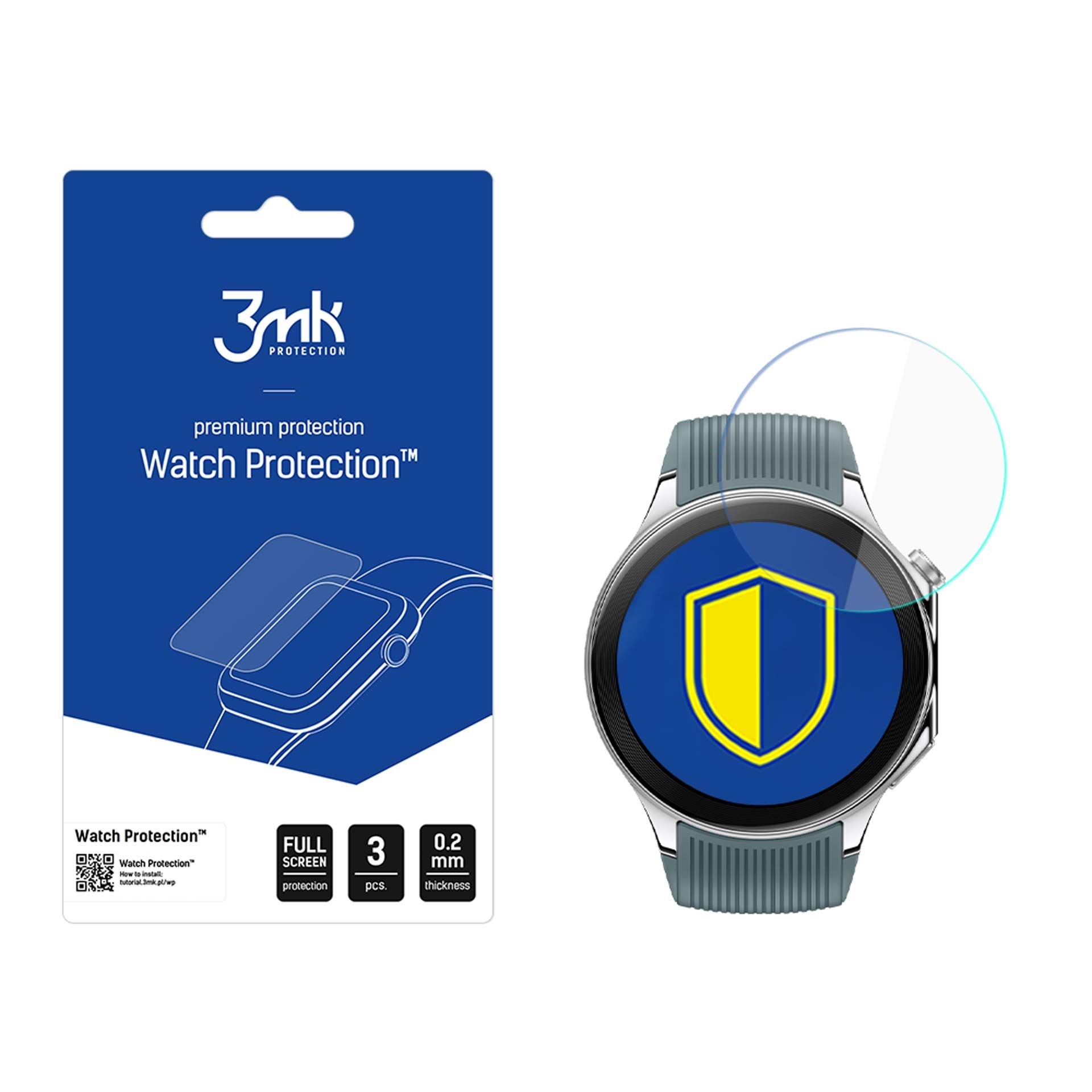 3mk ochranná folie Watch Protection ARC pro OnePlus Watch 2