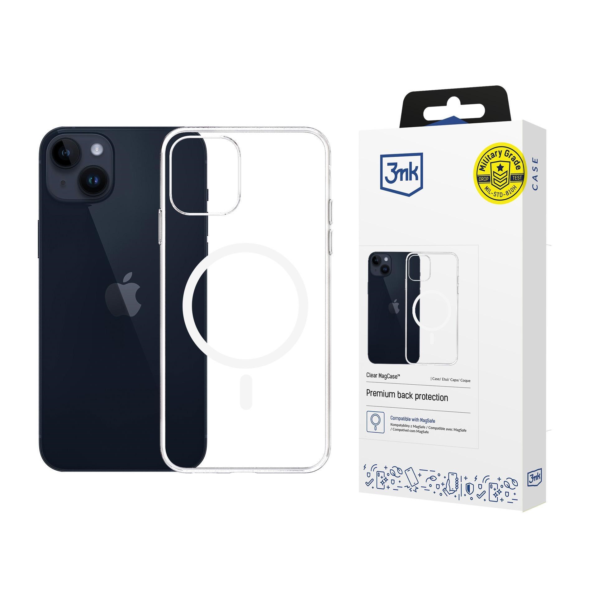 3mk ochranný kryt Clear MagCase pro Apple iPhone 15 Plus
