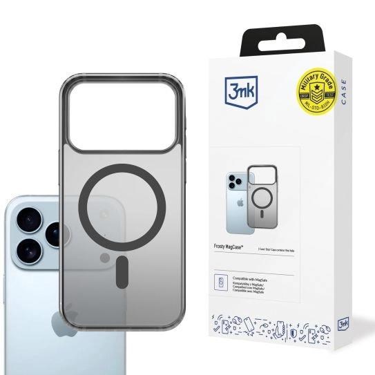 3mk ochranný kryt Frosty MagCase Black pro Apple iPhone 17 Pro