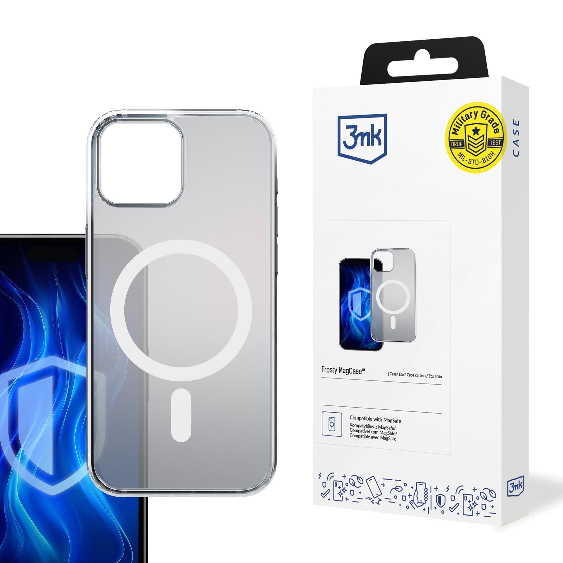 3mk ochranný kryt Frosty MagCase White pro Apple iPhone 14 Plus