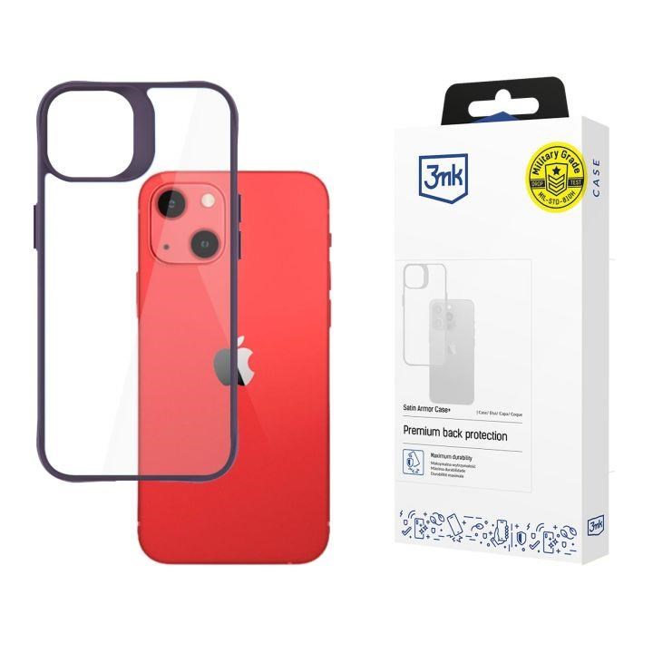 3mk ochranný kryt Satin Armor Case+ Purple pro Apple iPhone 13