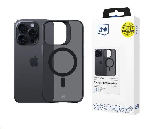 3mk ochranný kryt Smoke MagCase pro Apple iPhone 15 Pro Max