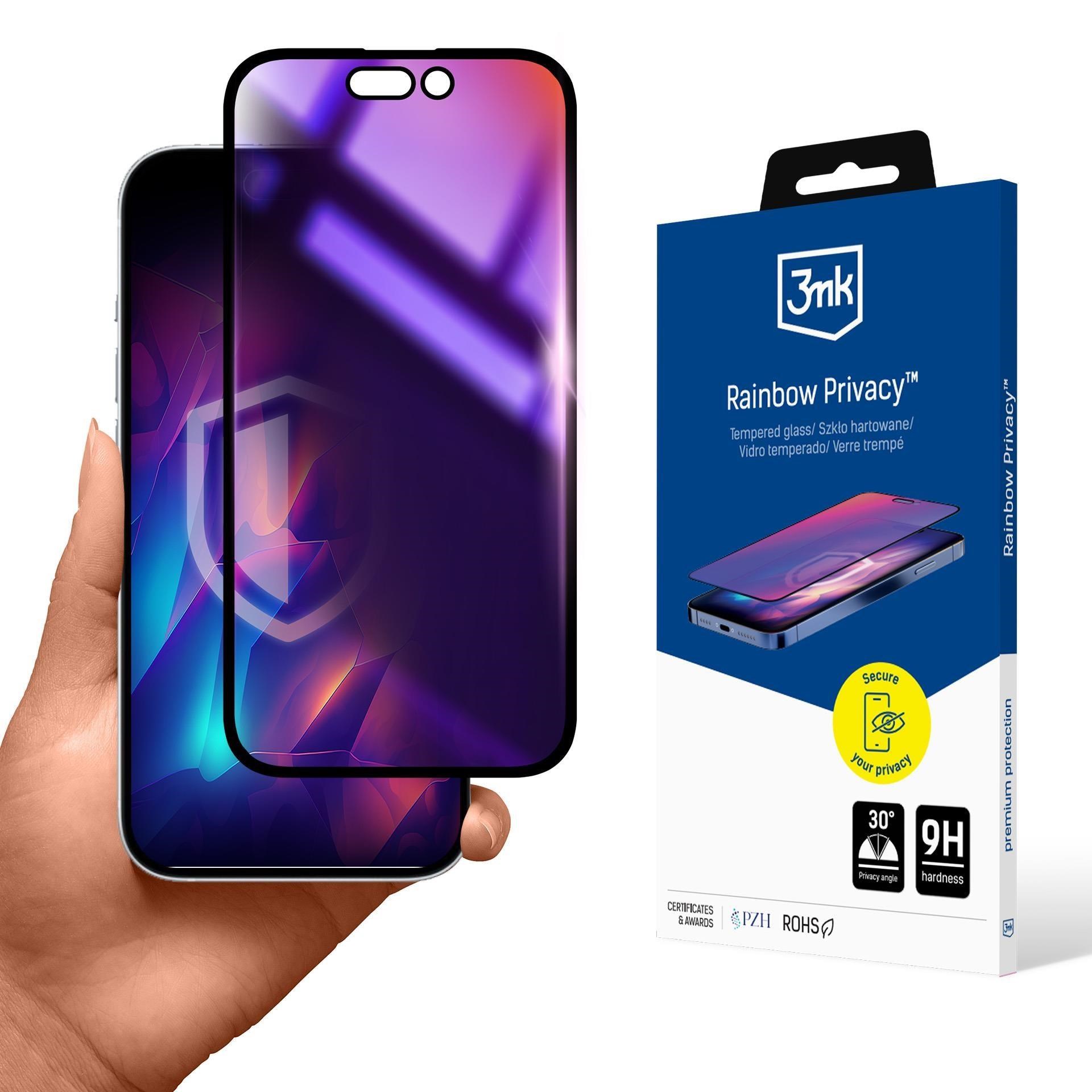 3mk Rainbow Privacy pro Apple iPhone 16e / 17e
