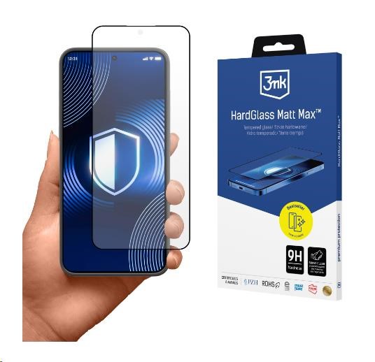 3mk tvrzené sklo HardGlass Matt Max pro iPhone 15 Pro