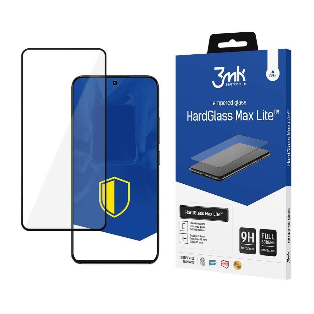 3mk tvrzené sklo HardGlass Max Lite Black pro POCO X3 Pro