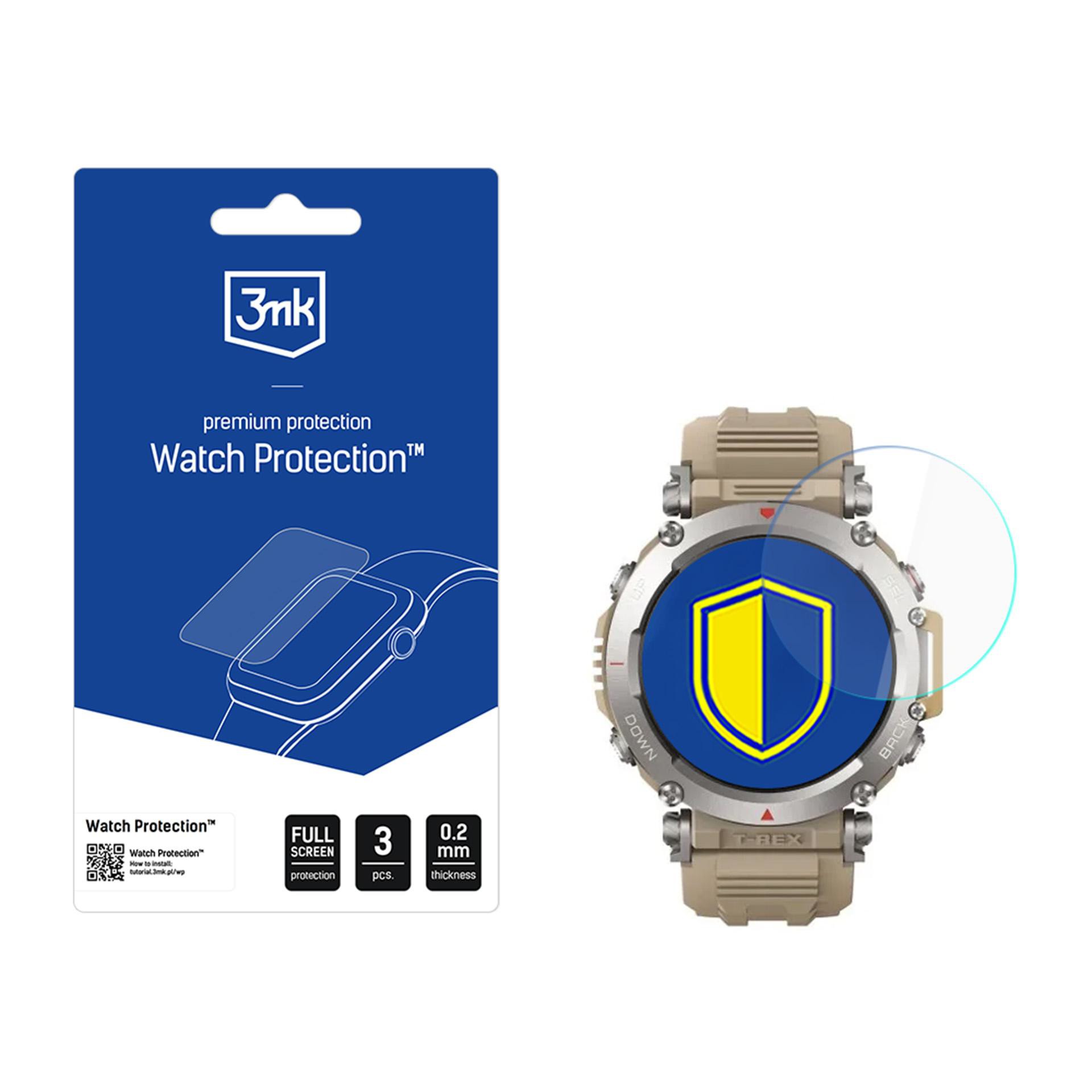 3mk Watch Protection FlexibleGlass pro Amazfit T-Rex Ultra (3ks v balení)