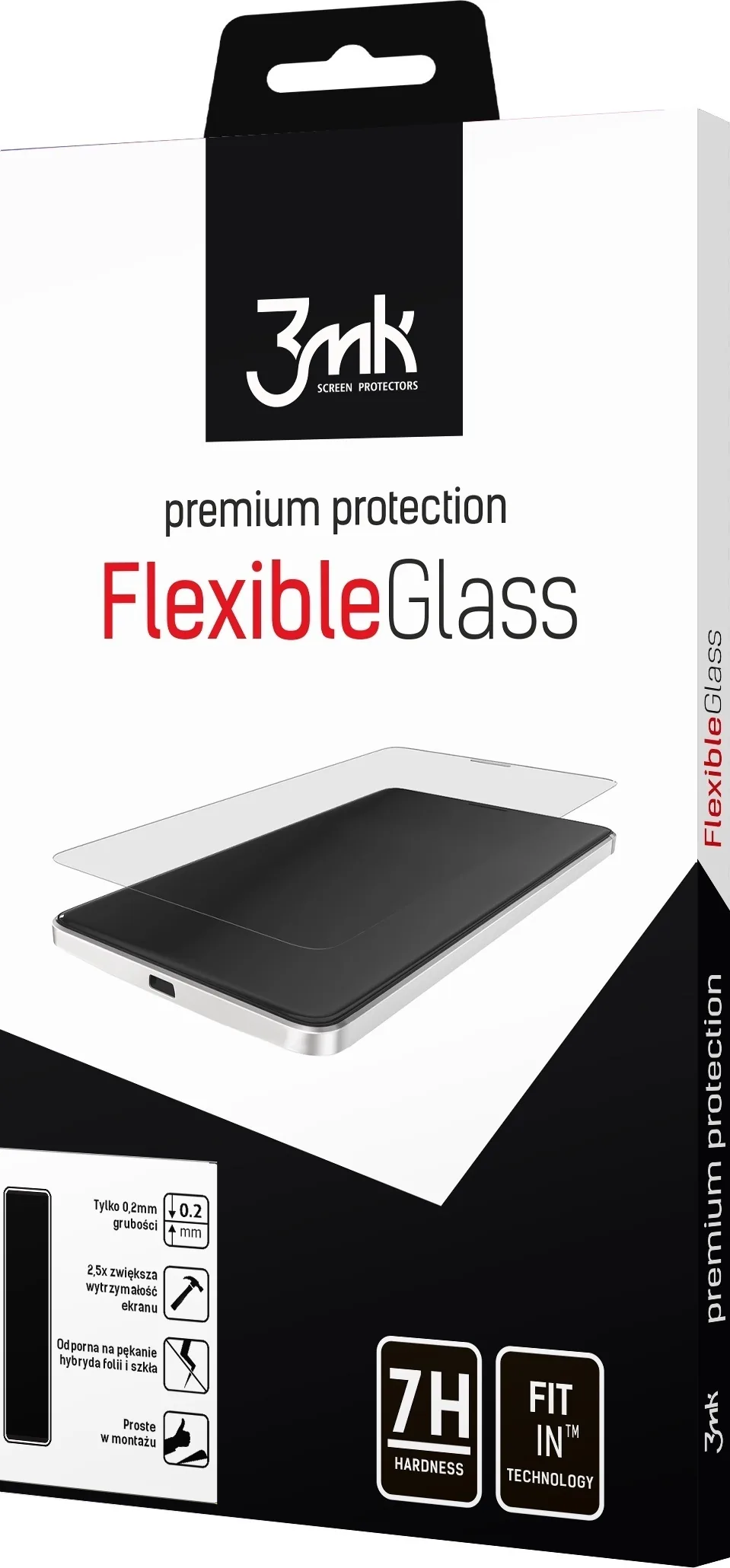 Hybridní sklo 3MK FlexibleGlass Samsung Galaxy A7 2018