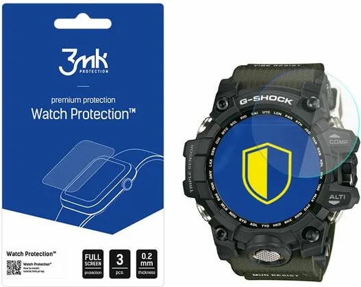 Hybridní sklo 3MK FlexibleGlass Watch Protection Casio G-SHOCK Mudmaster