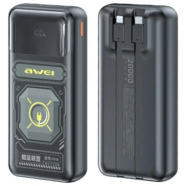 AWEI P99K 20000mAh 22.5W powerbank black