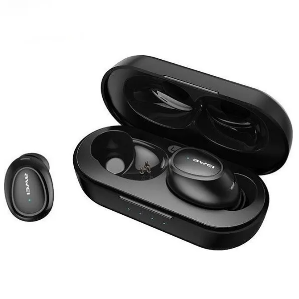 Sluchátka AWEI Wireless In-Ear  Bluetooth 5.0 T16 TWS black