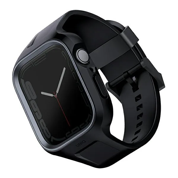 Kryt Belt + case UNIQ Monos 2in1 Apple Watch 4/5/6/7/8/9/SE 44/45mm black/midnight black
