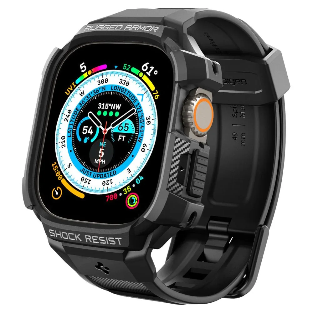 Kryt Belt Spigen Rugged Armor Pro Apple Watch Ultra 1 / 2 / 3 49mm Black
