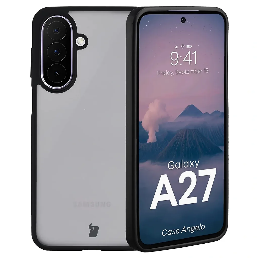 Kryt Bizon Case Angelo Samsung Galaxy A27 5G, smoked with a black frame