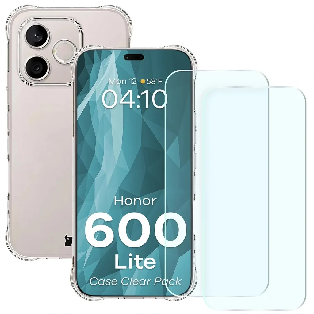 Kryt Bizon Case Clear Pack Honor 600 Lite 5G