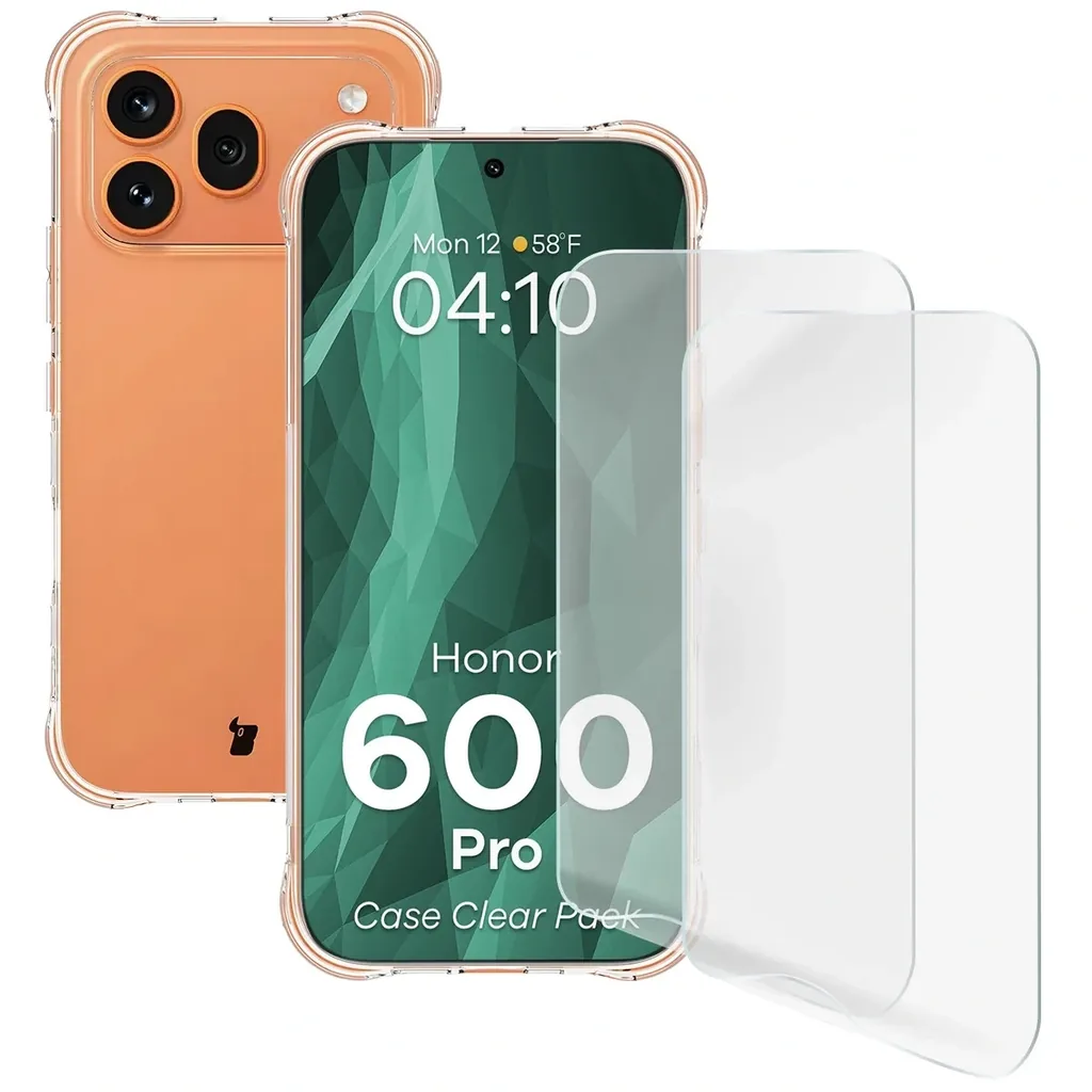 Kryt Bizon Case Clear Pack Honor 600 Pro 5G