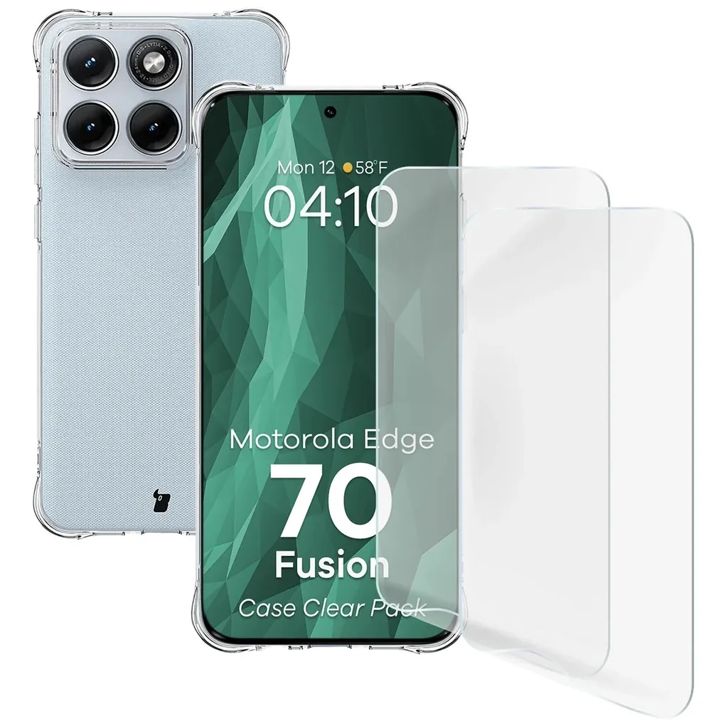 Kryt Bizon Case Clear Pack Motorola Edge 70 Fusion