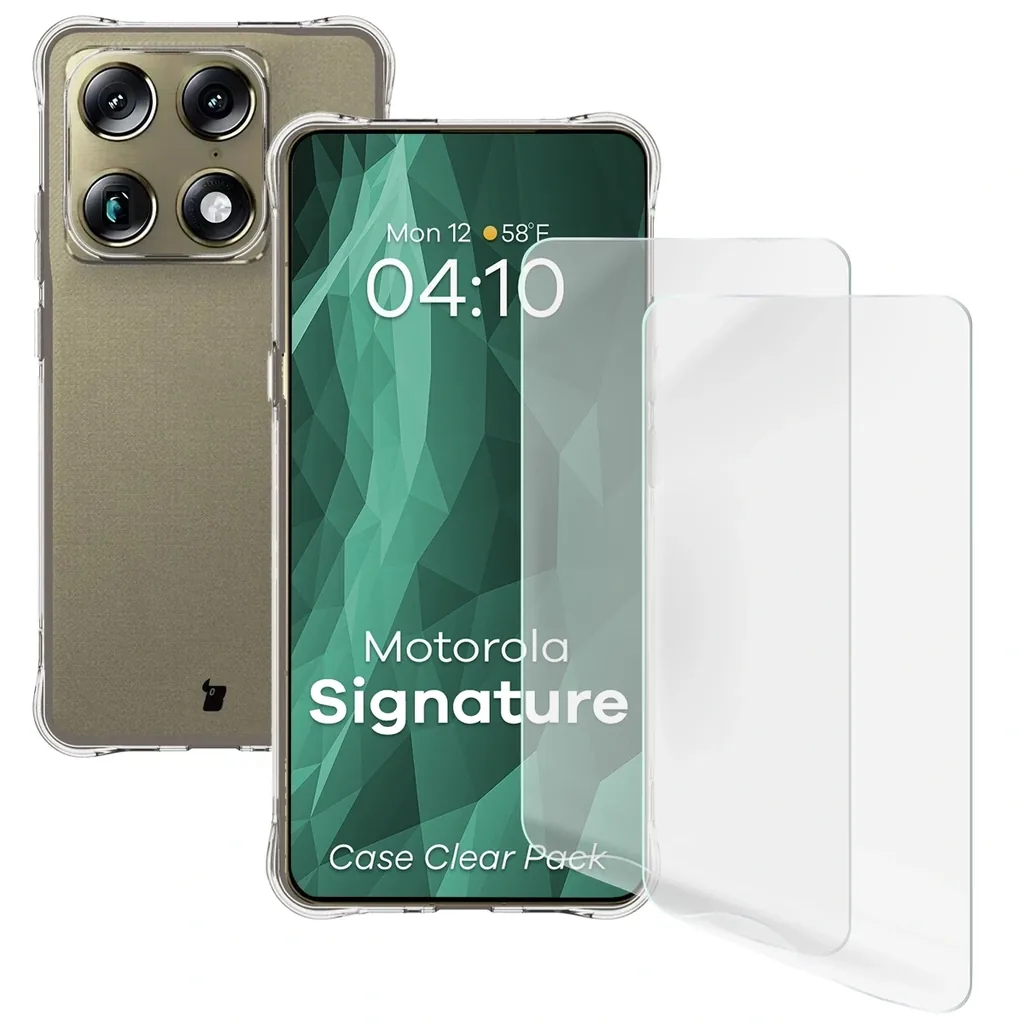 Kryt Bizon Case Clear Pack Motorola Signature
