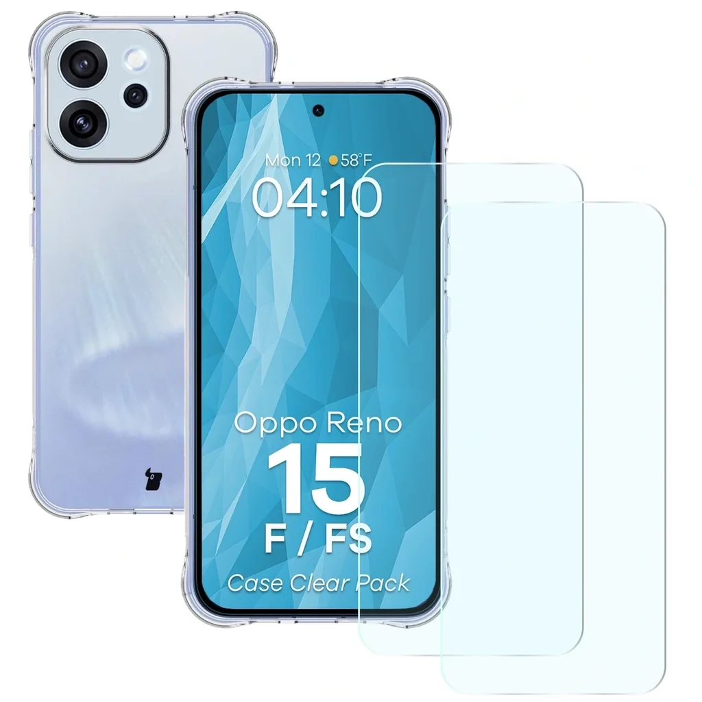 Kryt Bizon Case Clear Pack Oppo Reno 15 F / FS