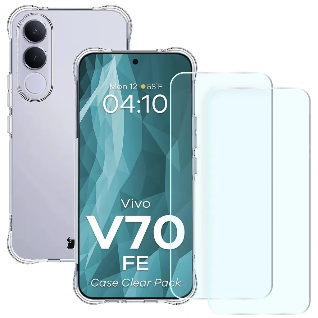 Kryt Bizon Case Clear Pack Vivo V70 FE 5G