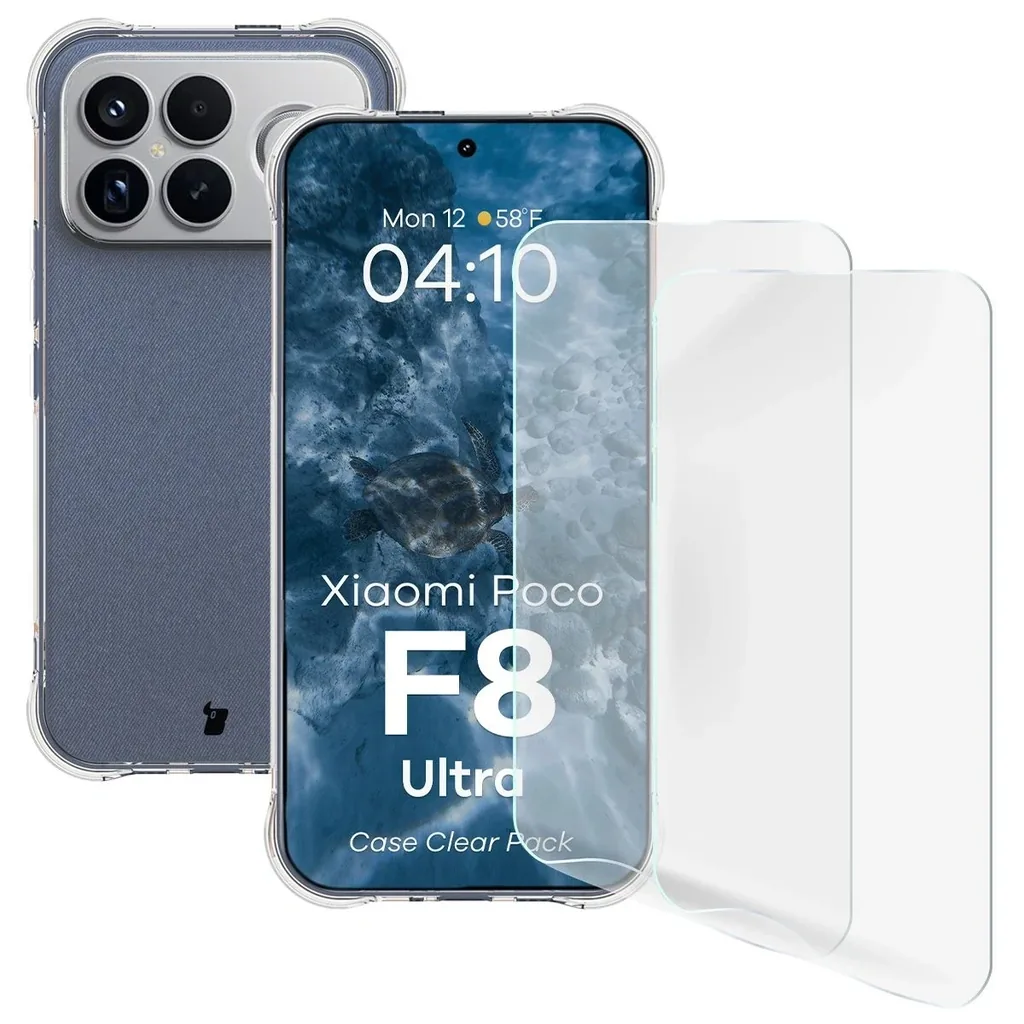 Kryt Bizon Case Clear Pack Xiaomi POCO F8 Ultra