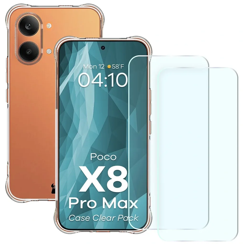 Kryt Bizon Case Clear Pack Xiaomi POCO X8 Pro Max