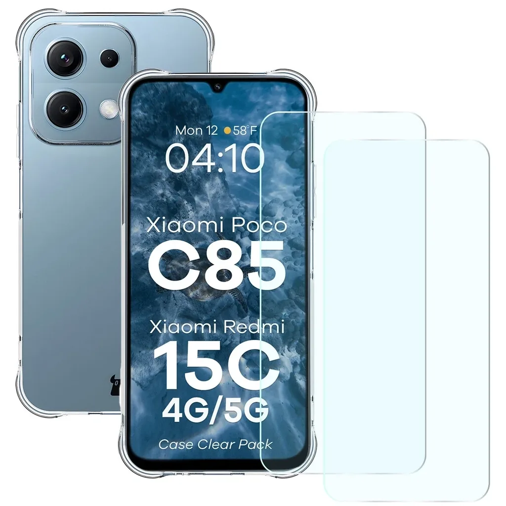 Kryt Bizon Case Clear Pack Xiaomi Redmi 15C 4G / 5G / POCO C85 4G