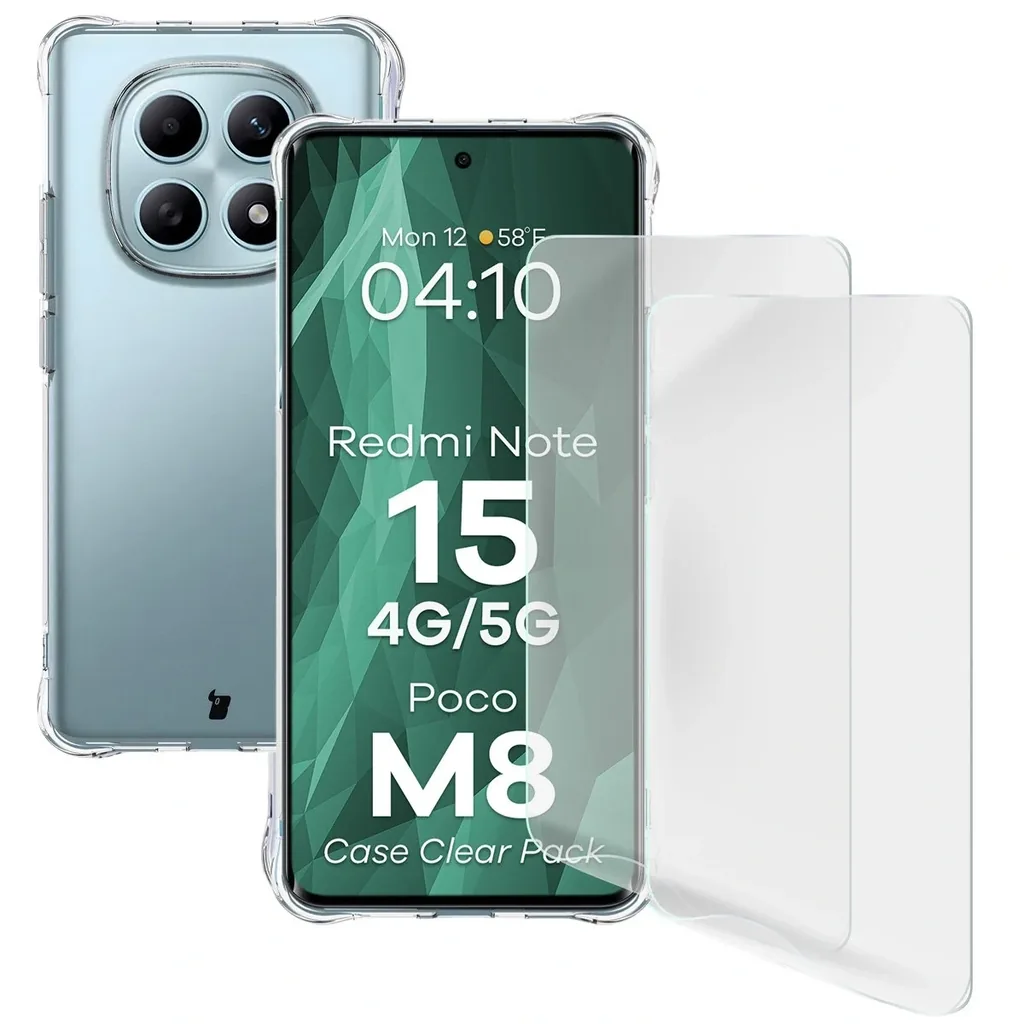 Kryt Bizon Case Clear Pack Xiaomi Redmi Note 15 / POCO M8 5G