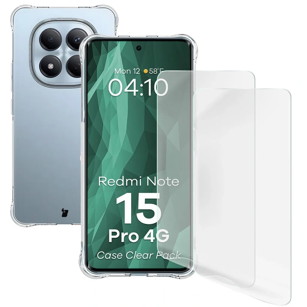 Kryt Bizon Case Clear Pack Xiaomi Redmi Note 15 Pro 4G