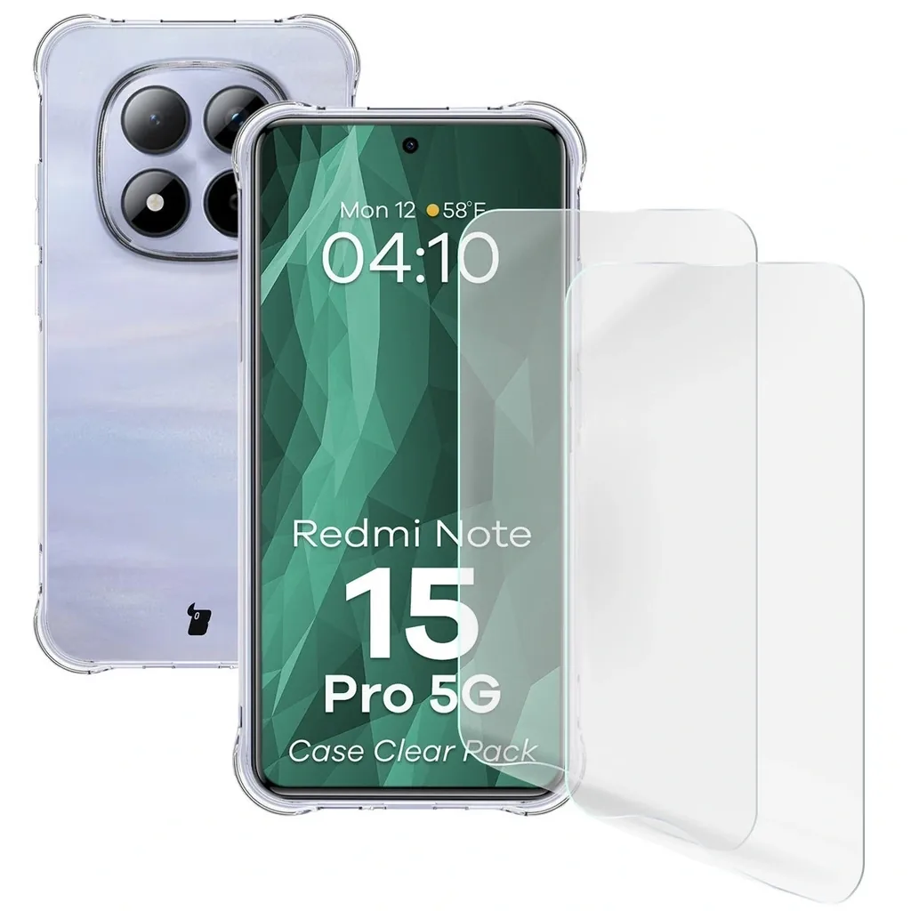 Kryt Bizon Case Clear Pack Xiaomi Redmi Note 15 Pro 5G
