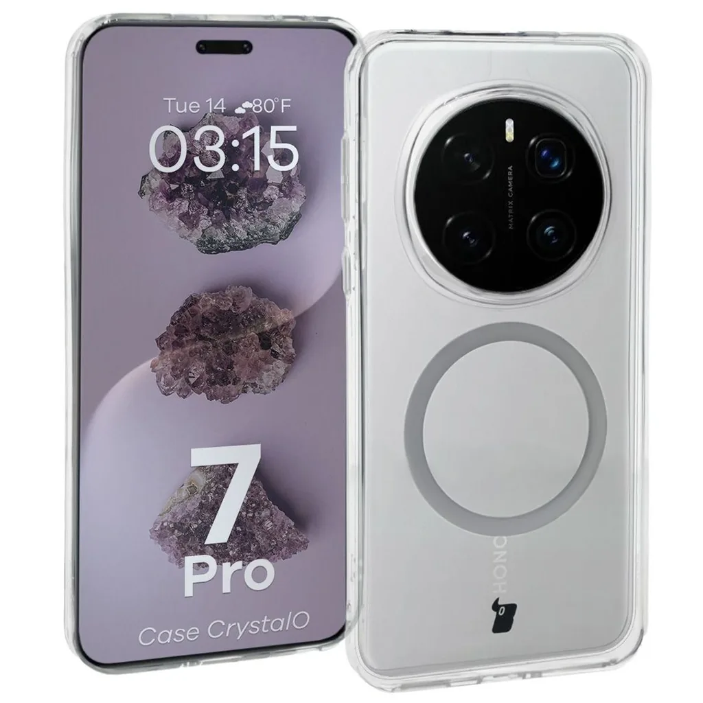 Kryt Bizon Case CrystalO Honor Magic7 Pro clear