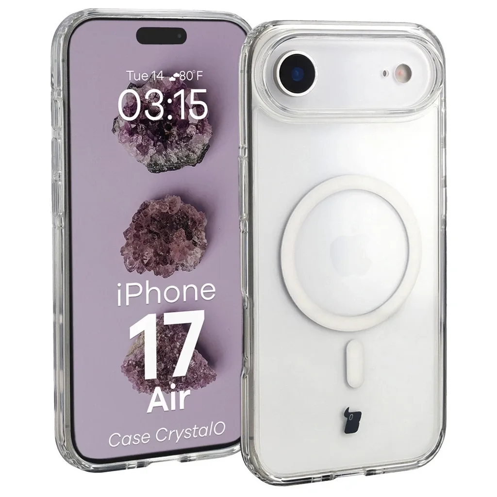 Kryt Bizon Case CrystalO Magnetic Apple iPhone Air clear