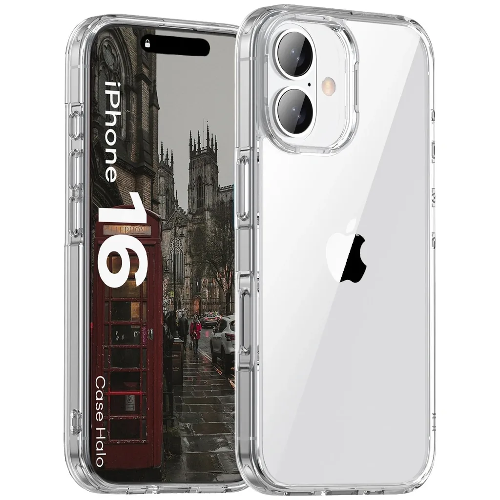 Kryt Bizon Case Halo Apple iPhone 16 clear
