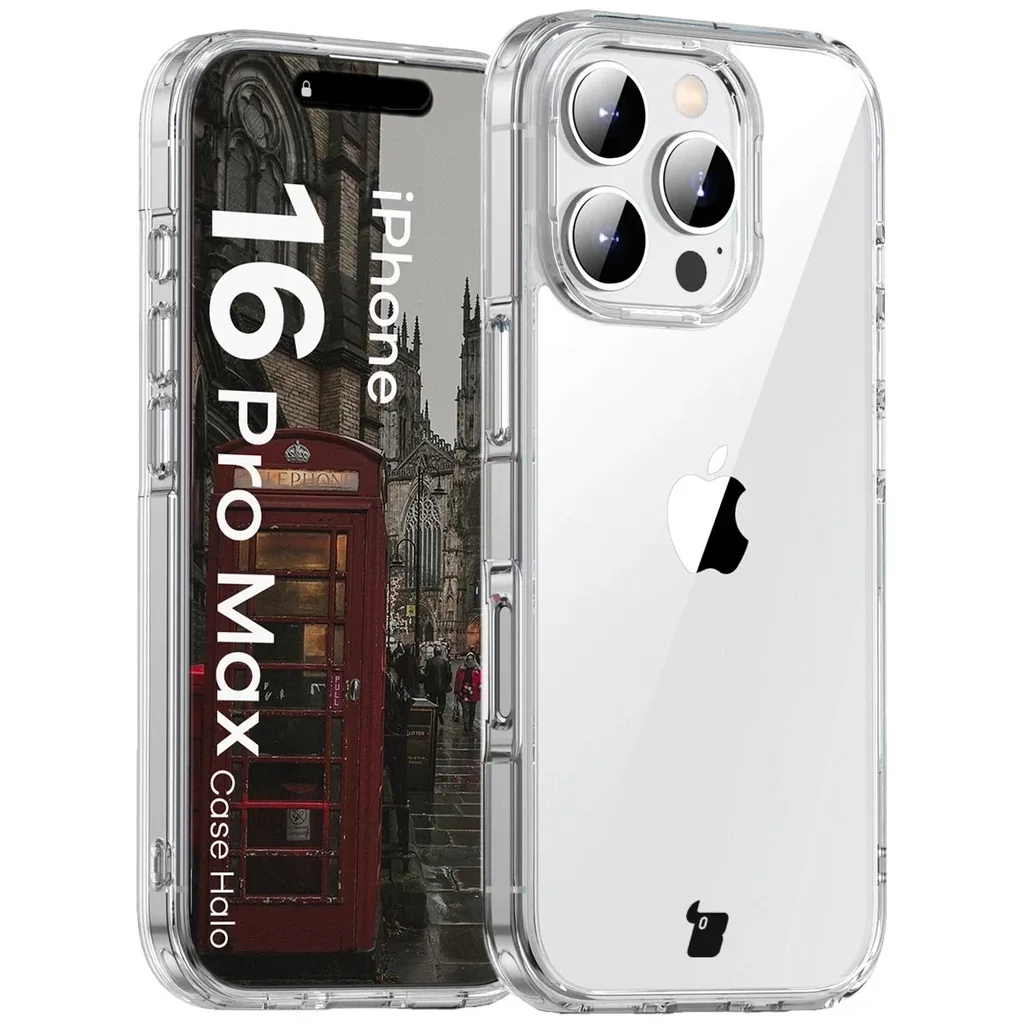 Kryt Bizon Case Halo Apple iPhone 16 Pro Max clear