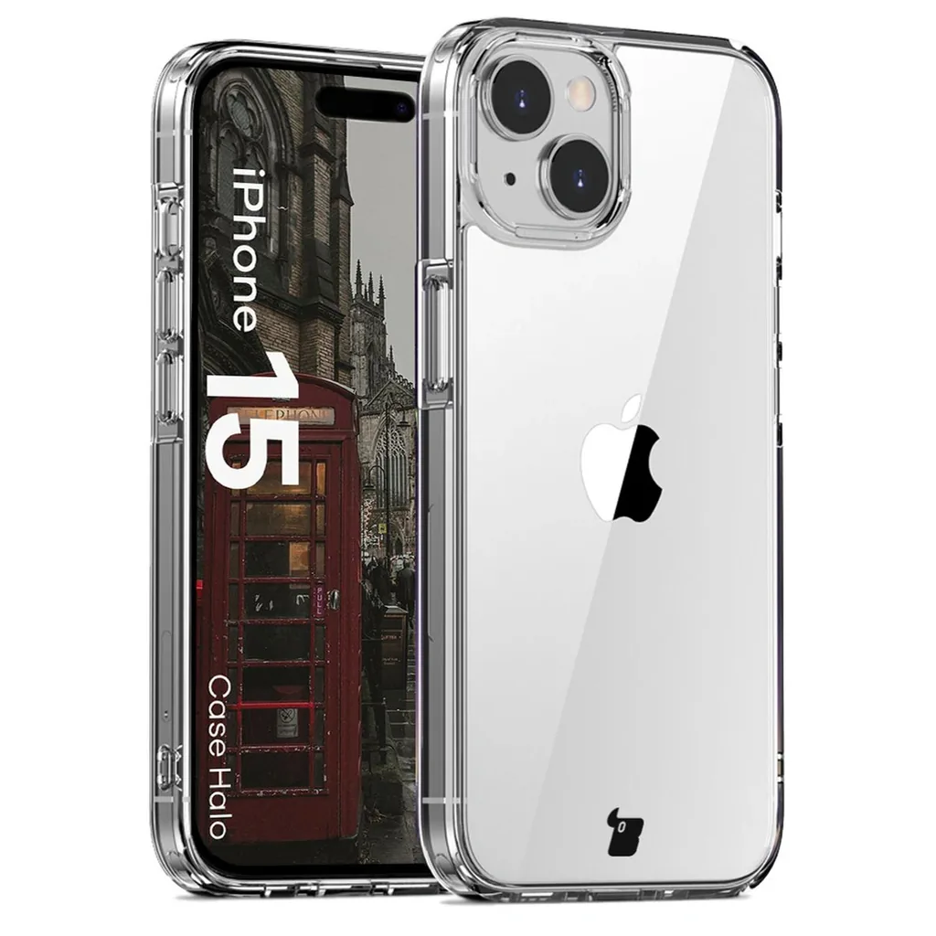 Kryt Bizon Case Halo case for Apple iPhone 15 transparent
