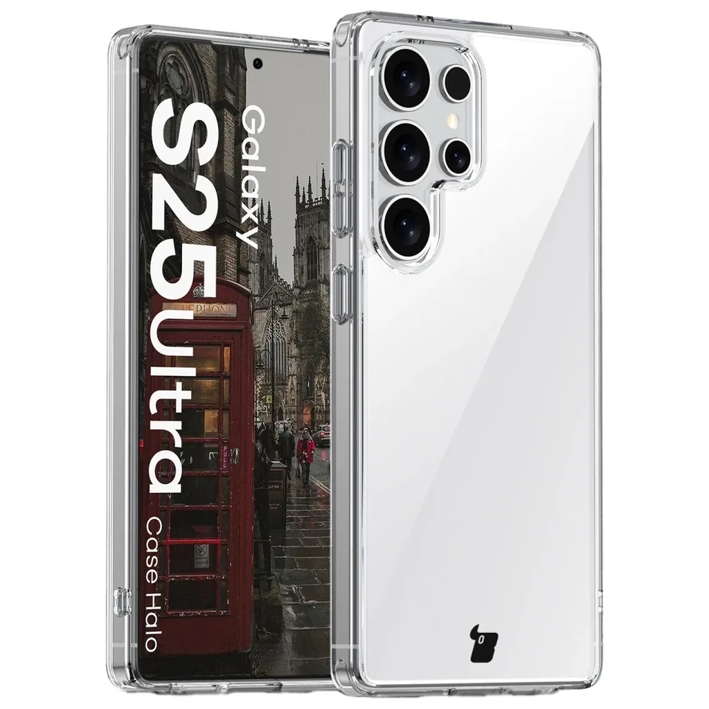 Kryt Bizon Case Halo Samsung Galaxy S25 Ultra clear