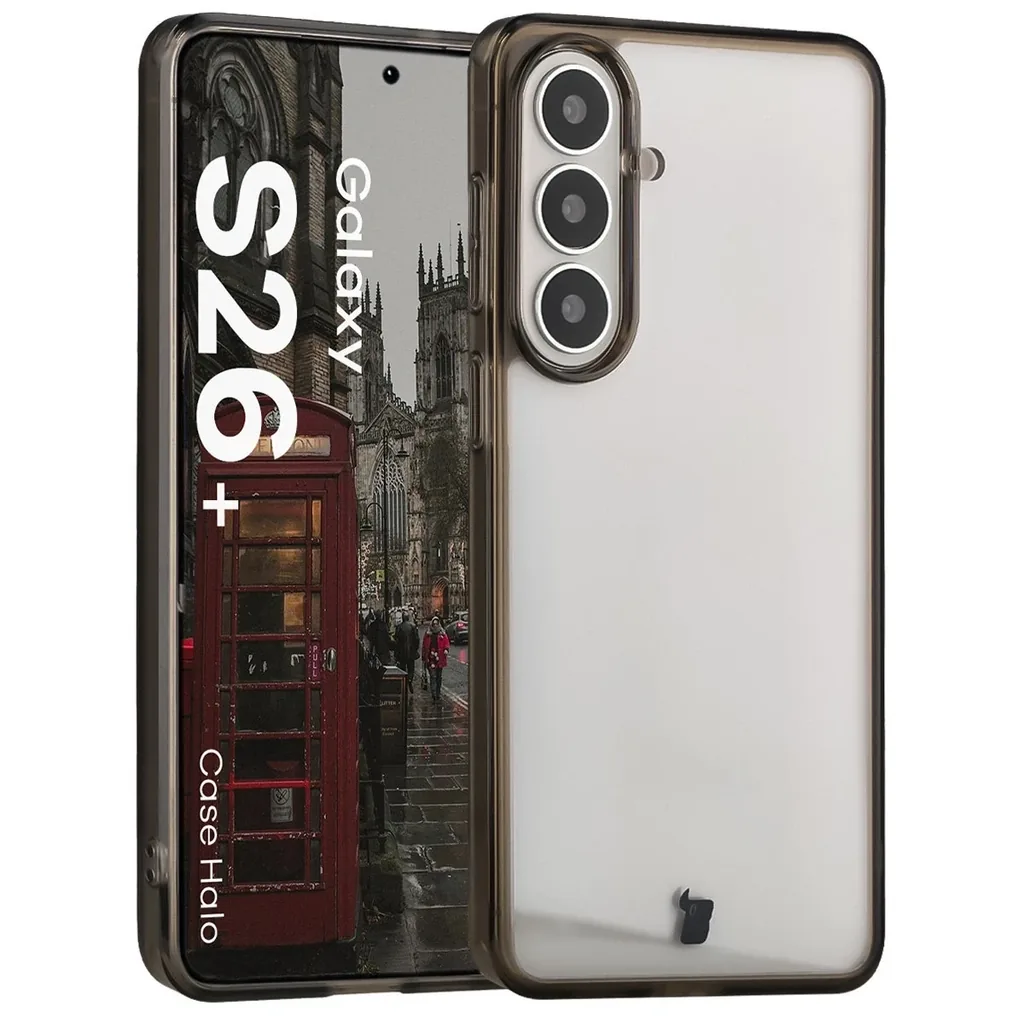 Kryt Bizon Case Halo Samsung Galaxy S26+ Plus smoky black