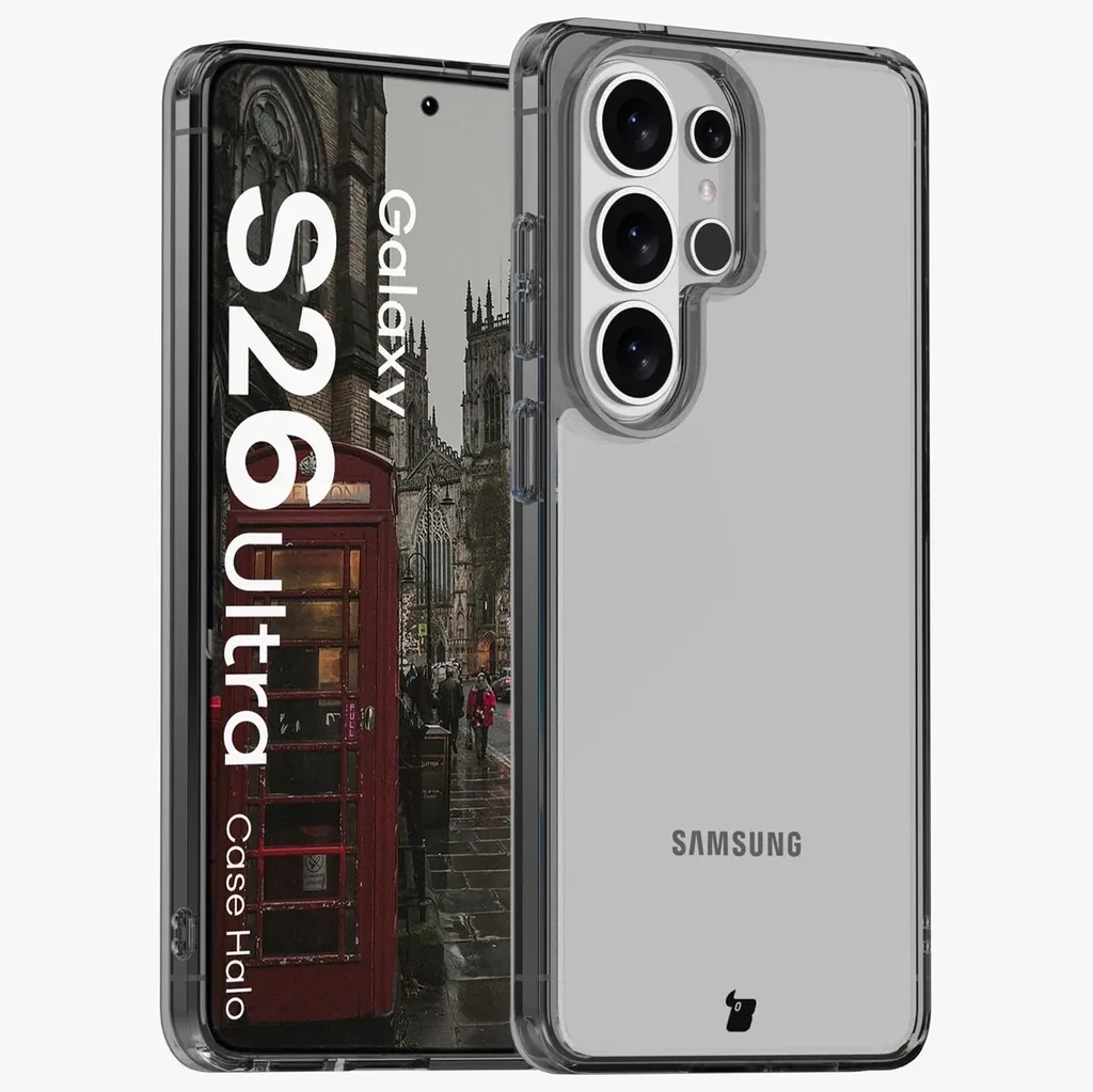 Kryt Bizon Case Halo Samsung Galaxy S26 Ultra smoky black