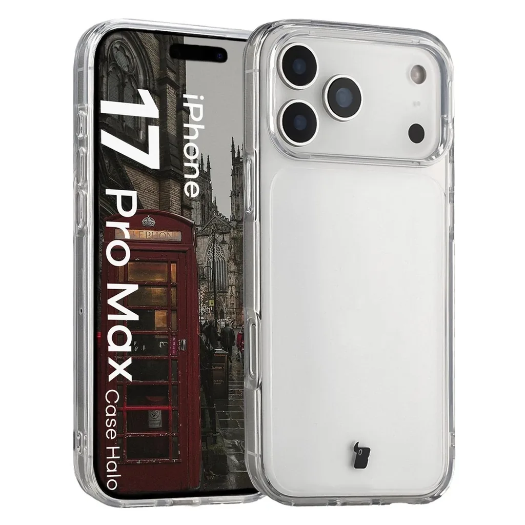 Kryt Bizon Case Halo Transparent Case for Apple iPhone 17 Pro Max