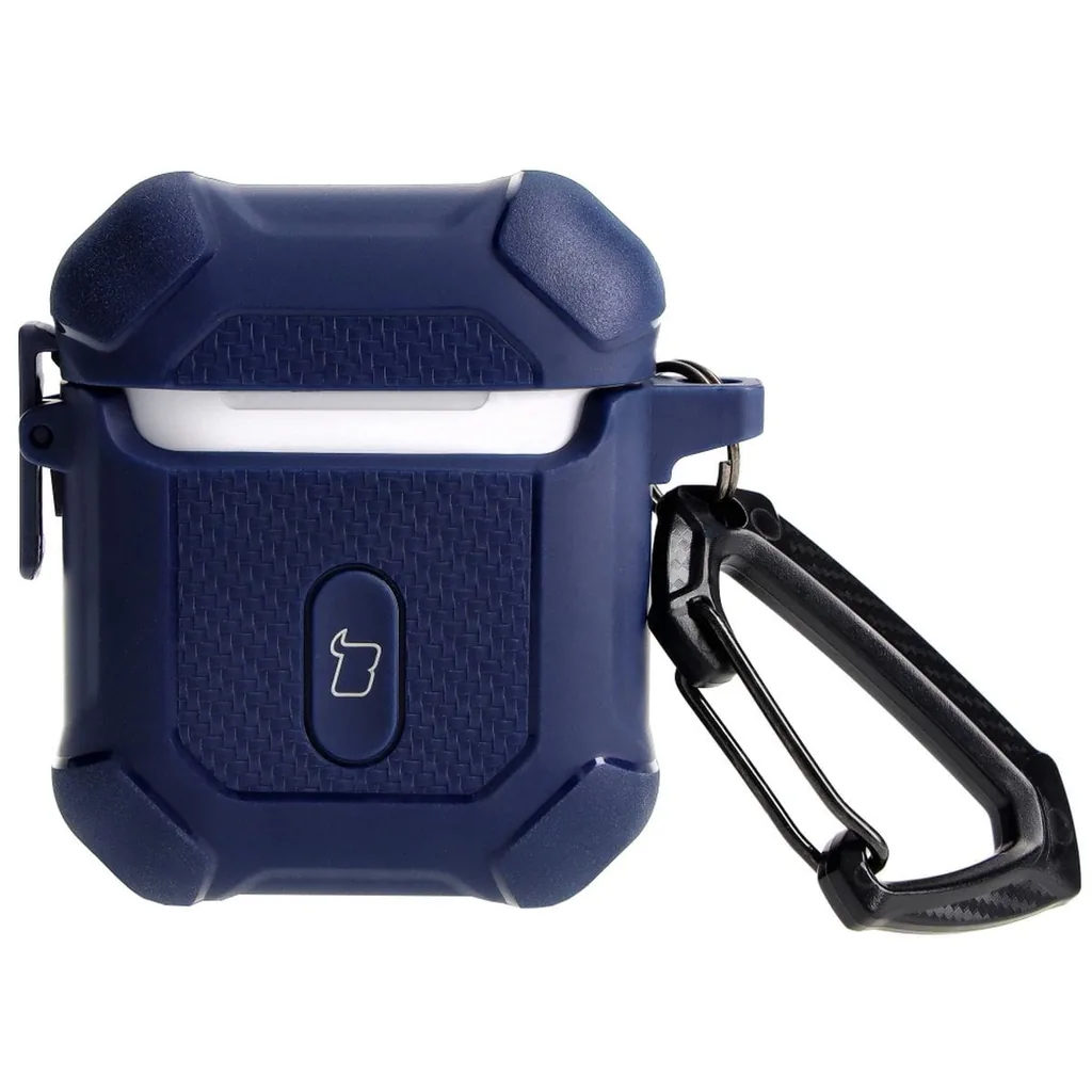 Kryt Bizon Case Headphone Armor Apple Airpods 1/2 navy blue