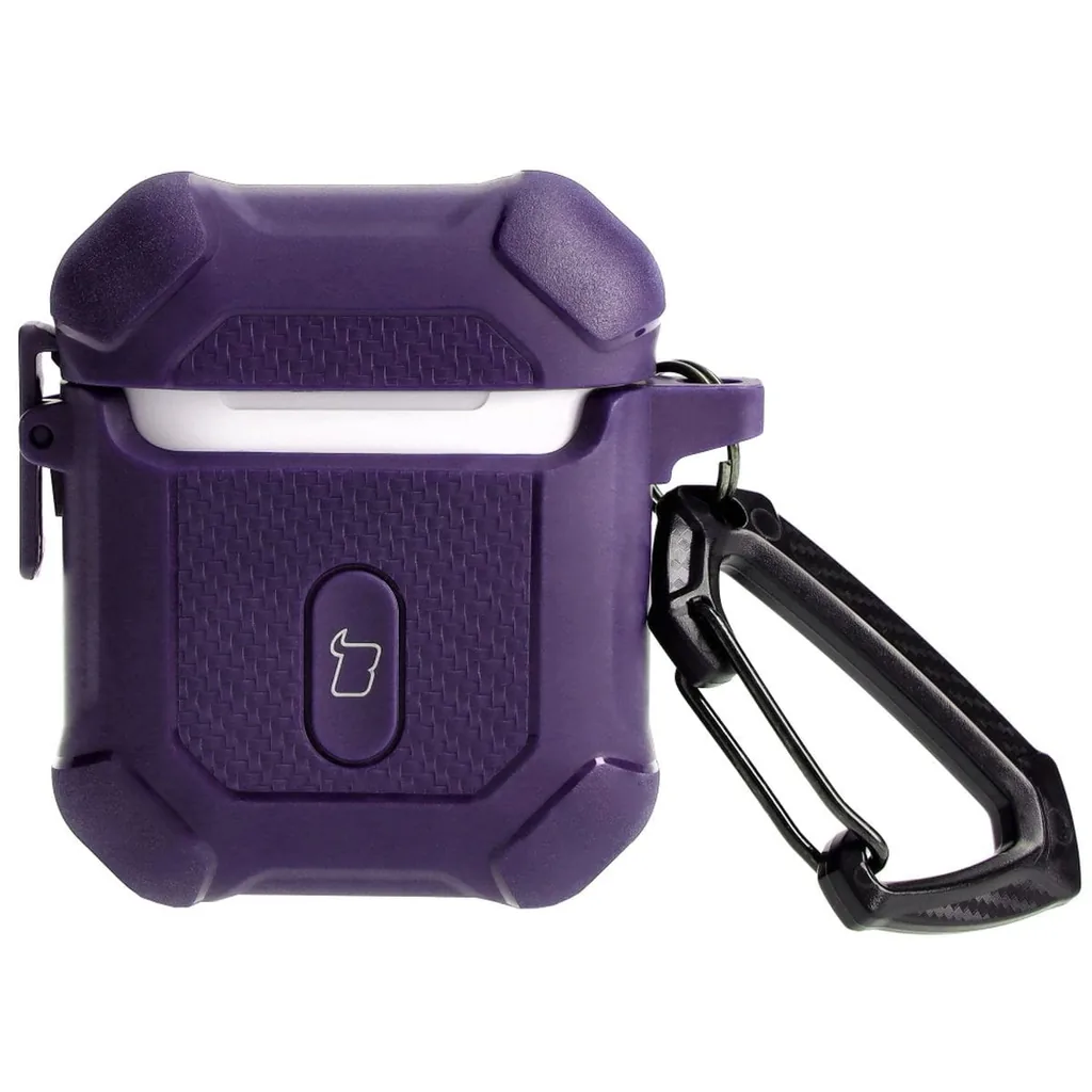 Kryt Bizon Case Headphone Armor Apple Airpods 1/2 purple