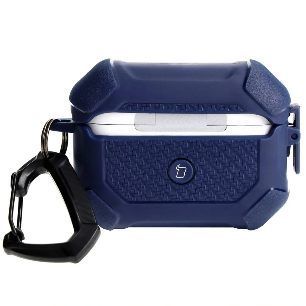 Kryt Bizon Case Headphone Armor Apple Airpods Pro 2 navy blue