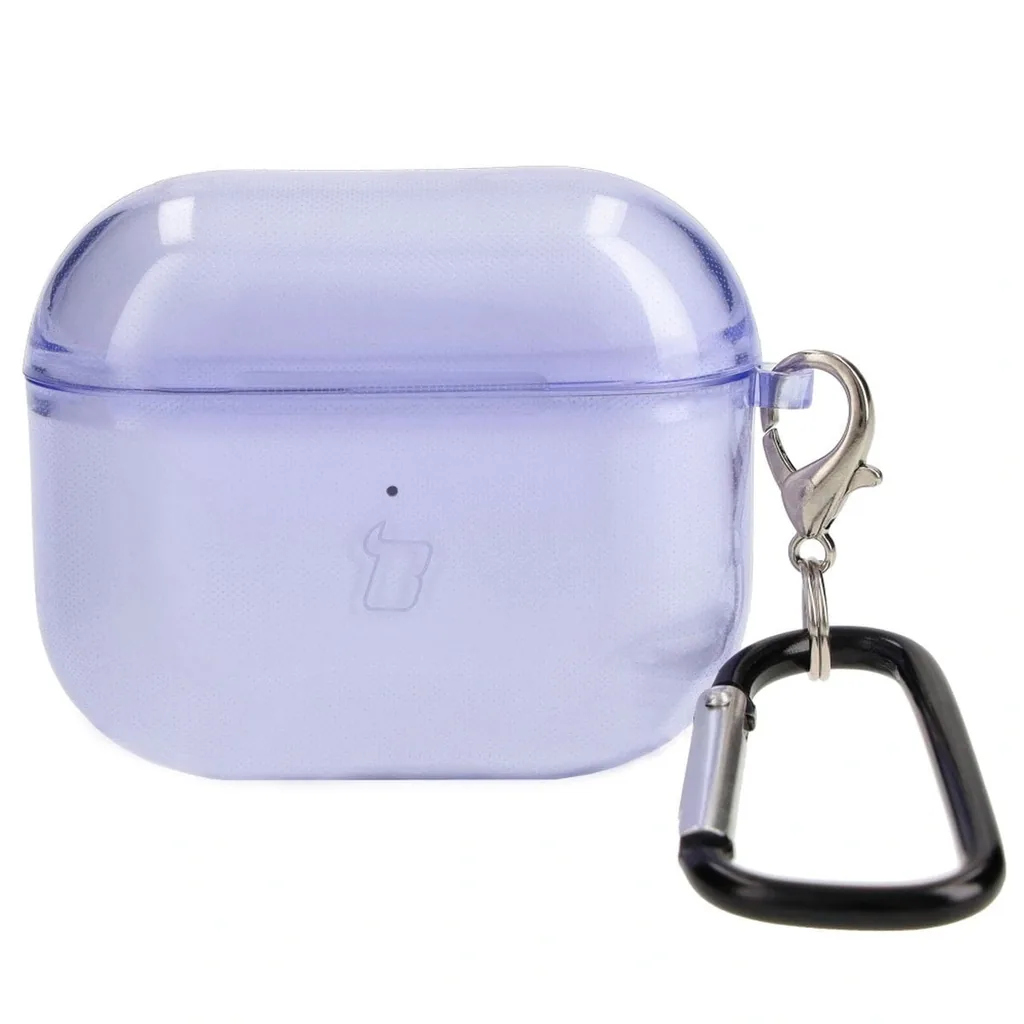 Kryt Bizon Case Headphone Clear Airpods 3 clear-purple