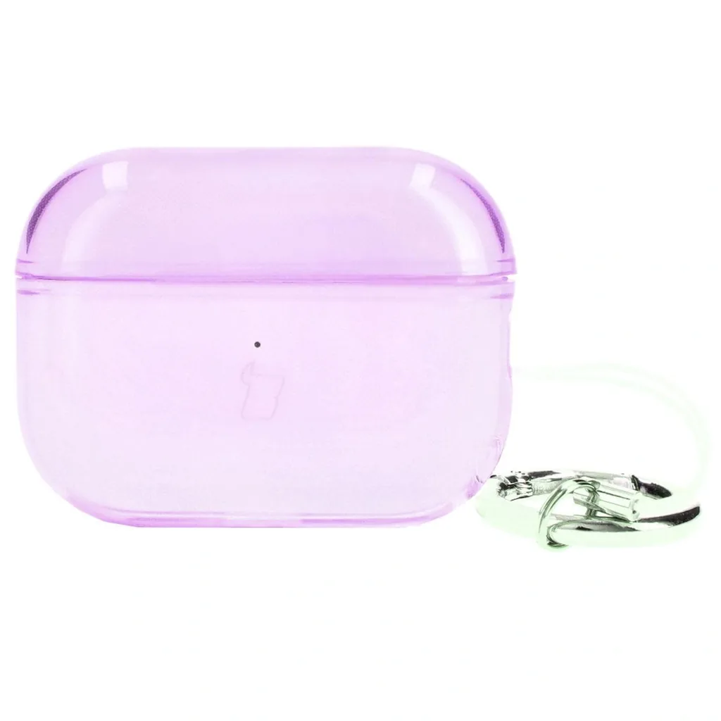 Kryt Bizon Case Headphone Clear Airpods Pro 2 clear-pink