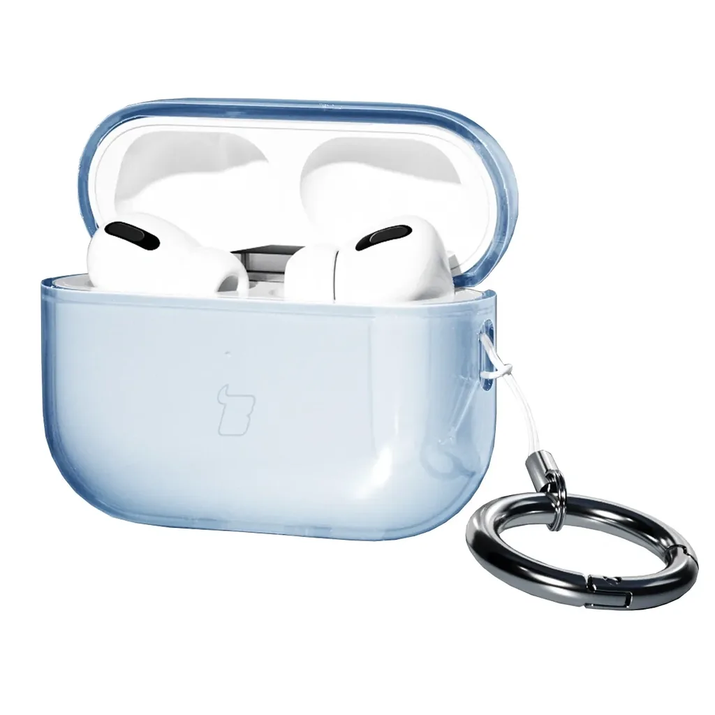Kryt Bizon Case Headphone Clear Apple AirPods Pro 3 clear-blue