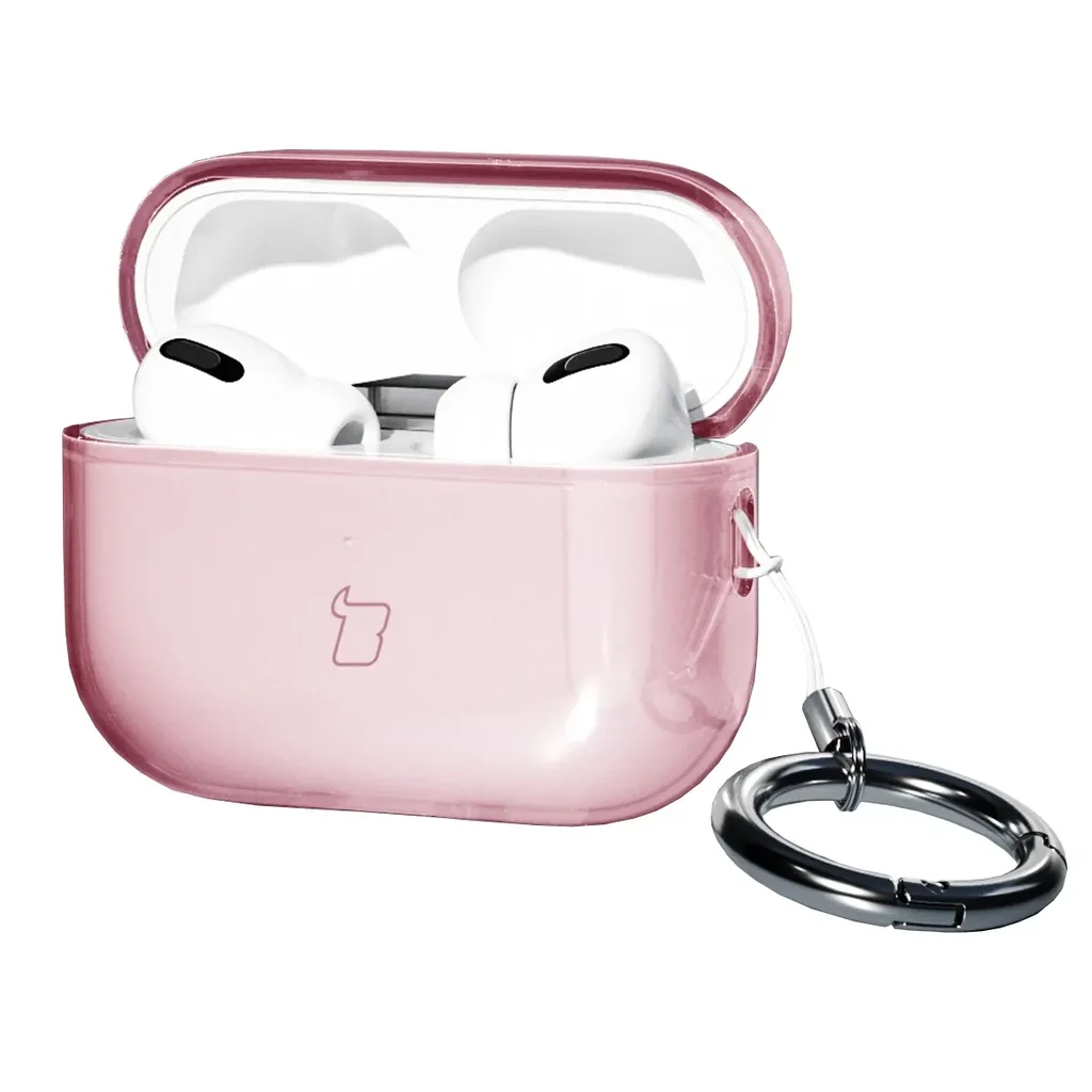 Kryt Bizon Case Headphone Clear Apple AirPods Pro 3 clear-pink