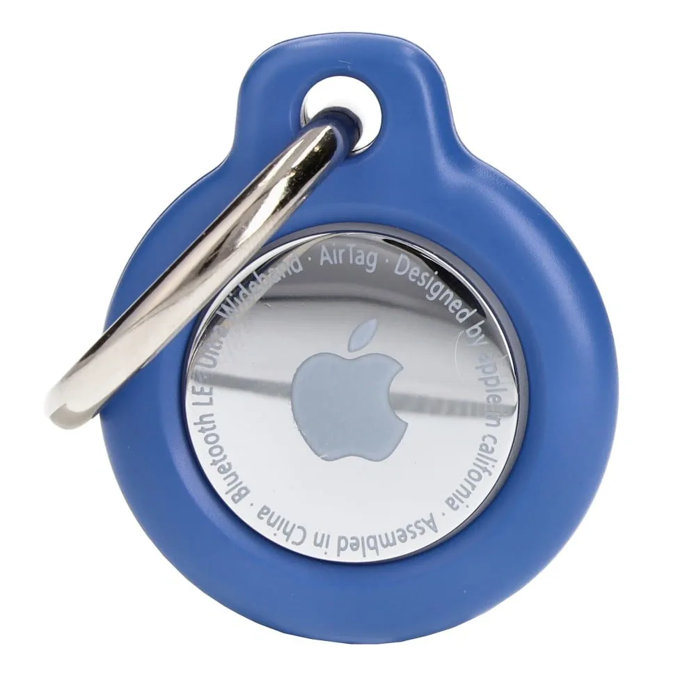 Kryt Bizon Case Locator Keychain Apple AirTag blue